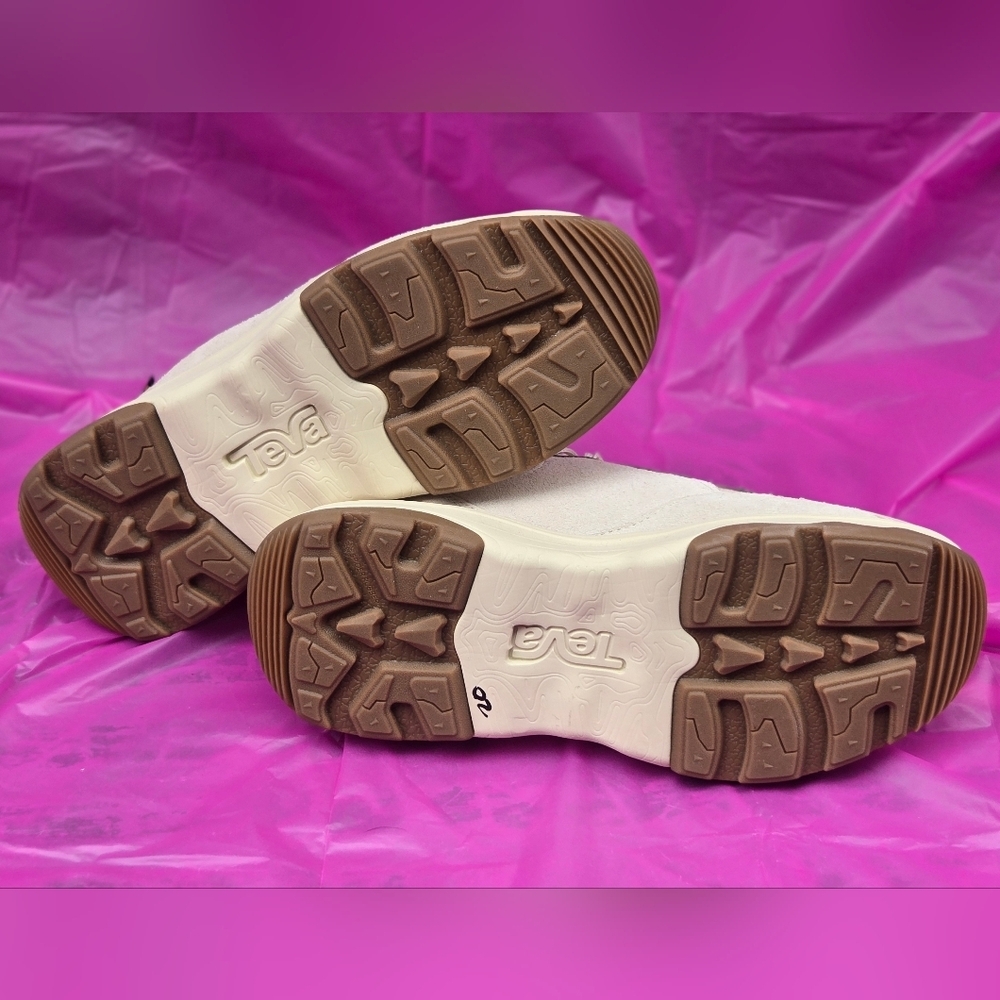 Teva Geotrecca Low RP Hiking Shoe Women's Cream Tan Sneakers - Picture 6 of 6